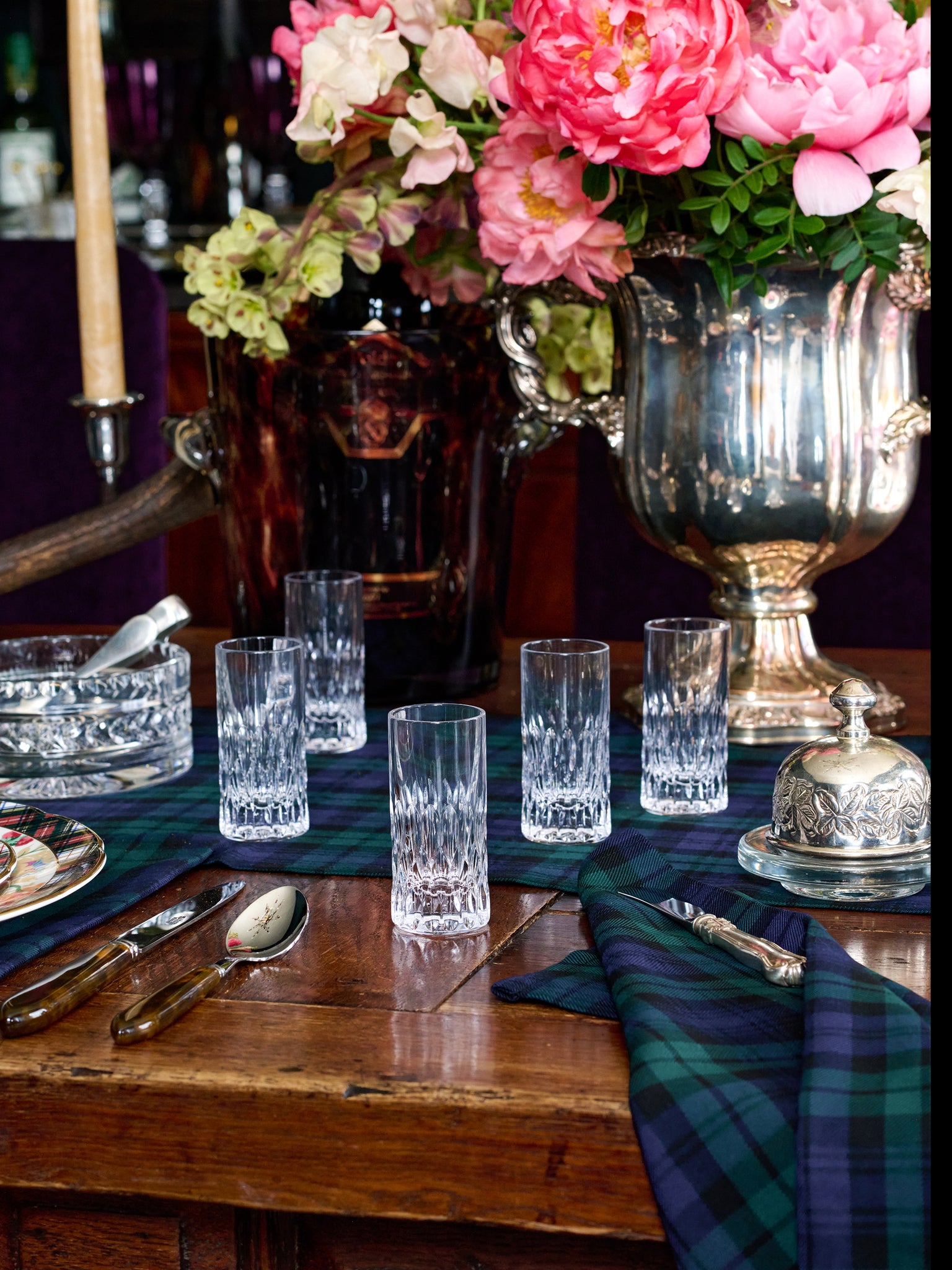 William Yeoward Crystal Merle Shot Glass Weston Table