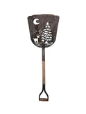 Winter Night Scene Vintage Garden Shovel Art Weston Table