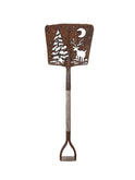 Winter Night Scene Vintage Garden Shovel Art Weston Table