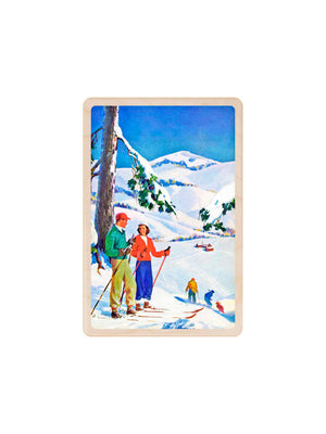  Winter Paradise Wooden Postcard Weston Table 