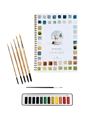  Winter Watercolor Gift Set Weston Table 