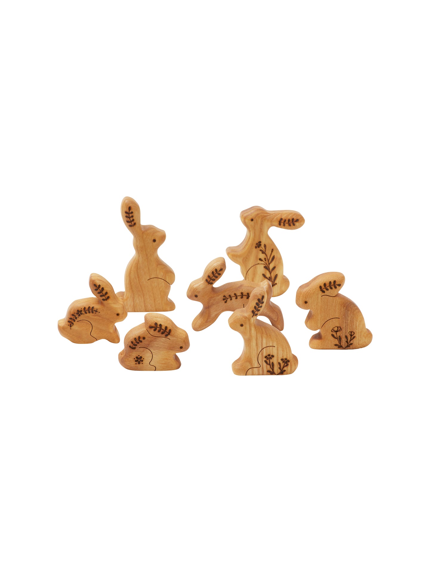 Heirloom  Wood Bunny Family Set Weston Table