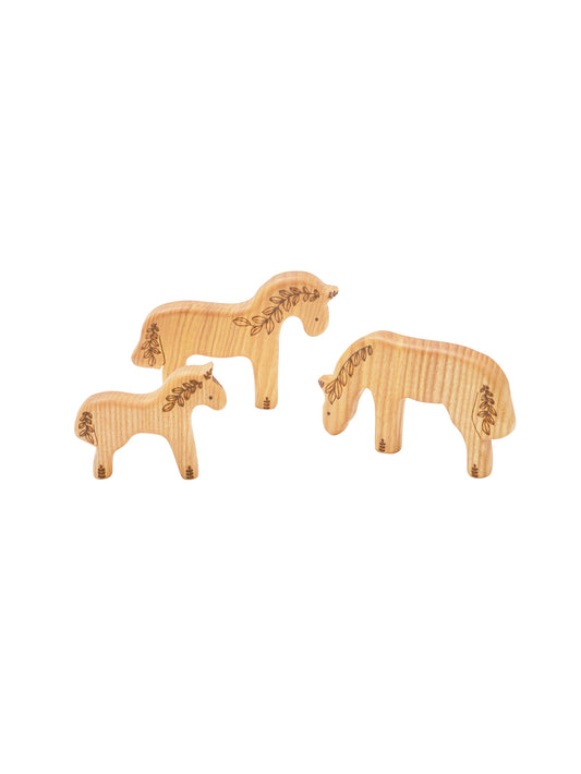 Wooden Horse Family Set Weston Table