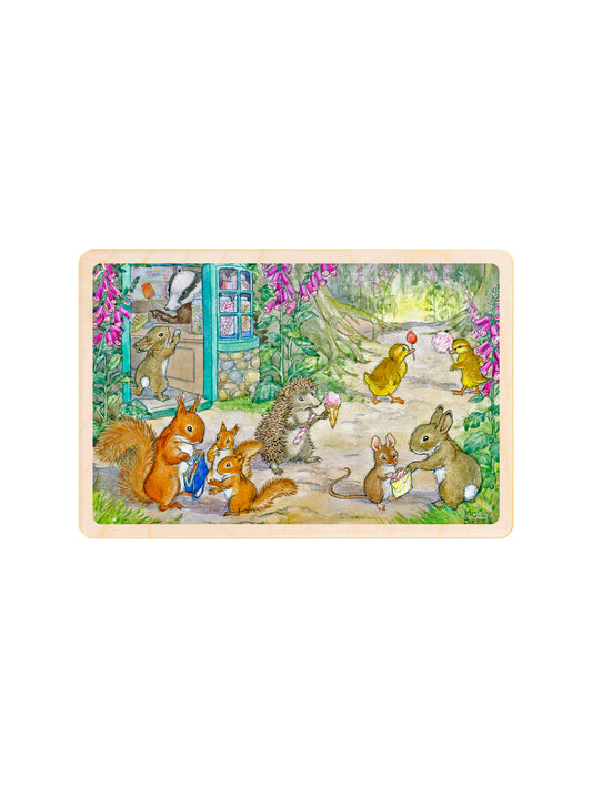 Woodland Animal Wooden Postcards Lollipop Weston Table