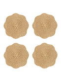 Woven Abaca Scalloped Placemats Set of Four Weston Table