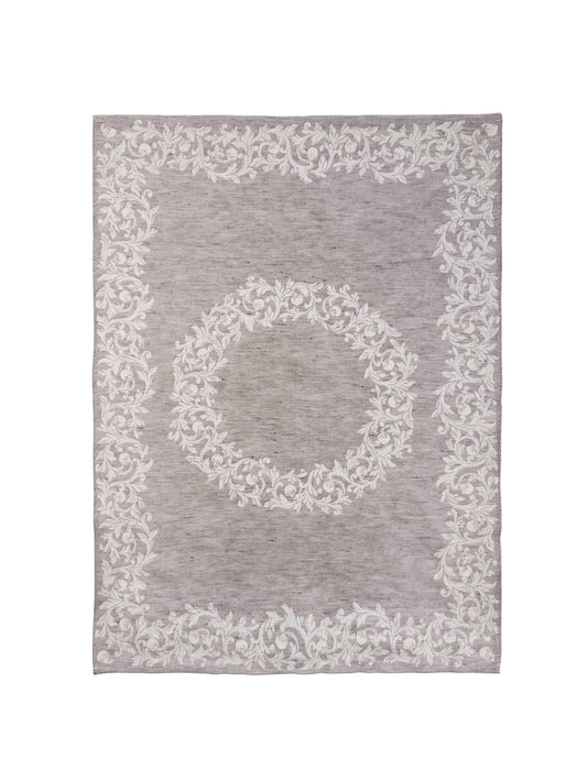 Wreath Amethyst Linen Kitchen Towel Weston Table
