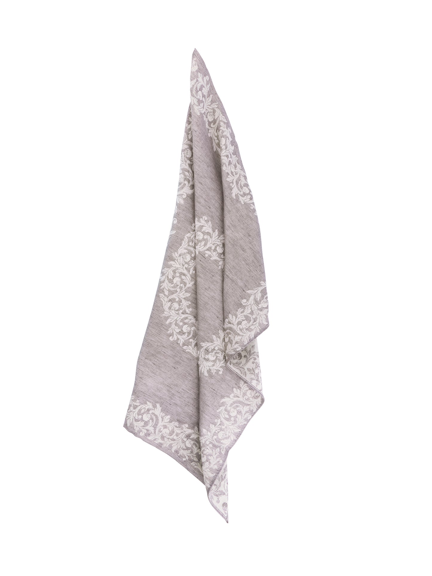 Wreath Amethyst Linen Kitchen Towel Weston Table