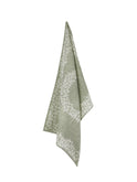 Wreath Sage Linen Kitchen Towel Weston Table