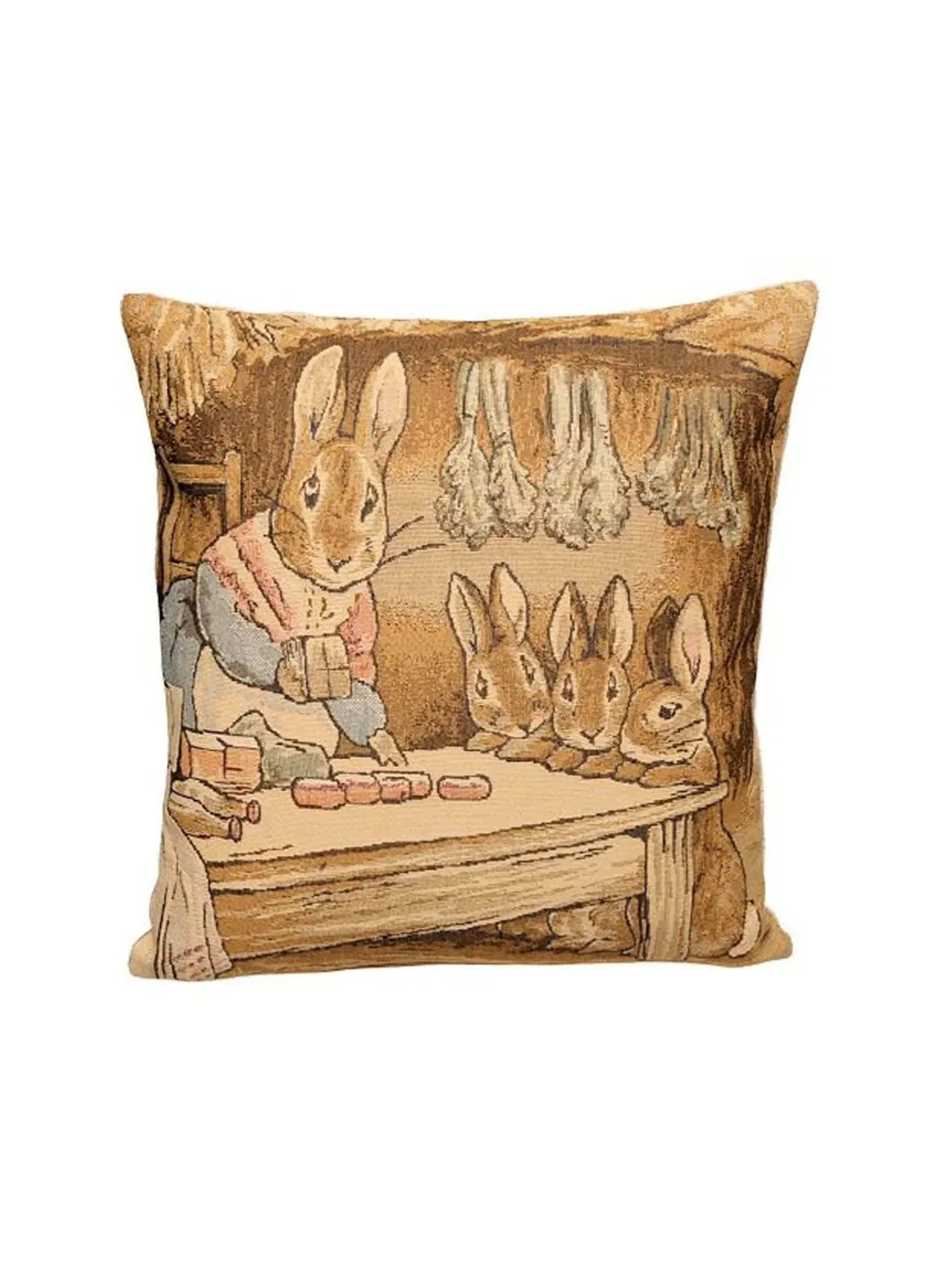 Tale of Peter Rabbit Jacquard Pillow Weston Table