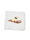 Yellow Lab on led Flour Sack Towel Weston Table