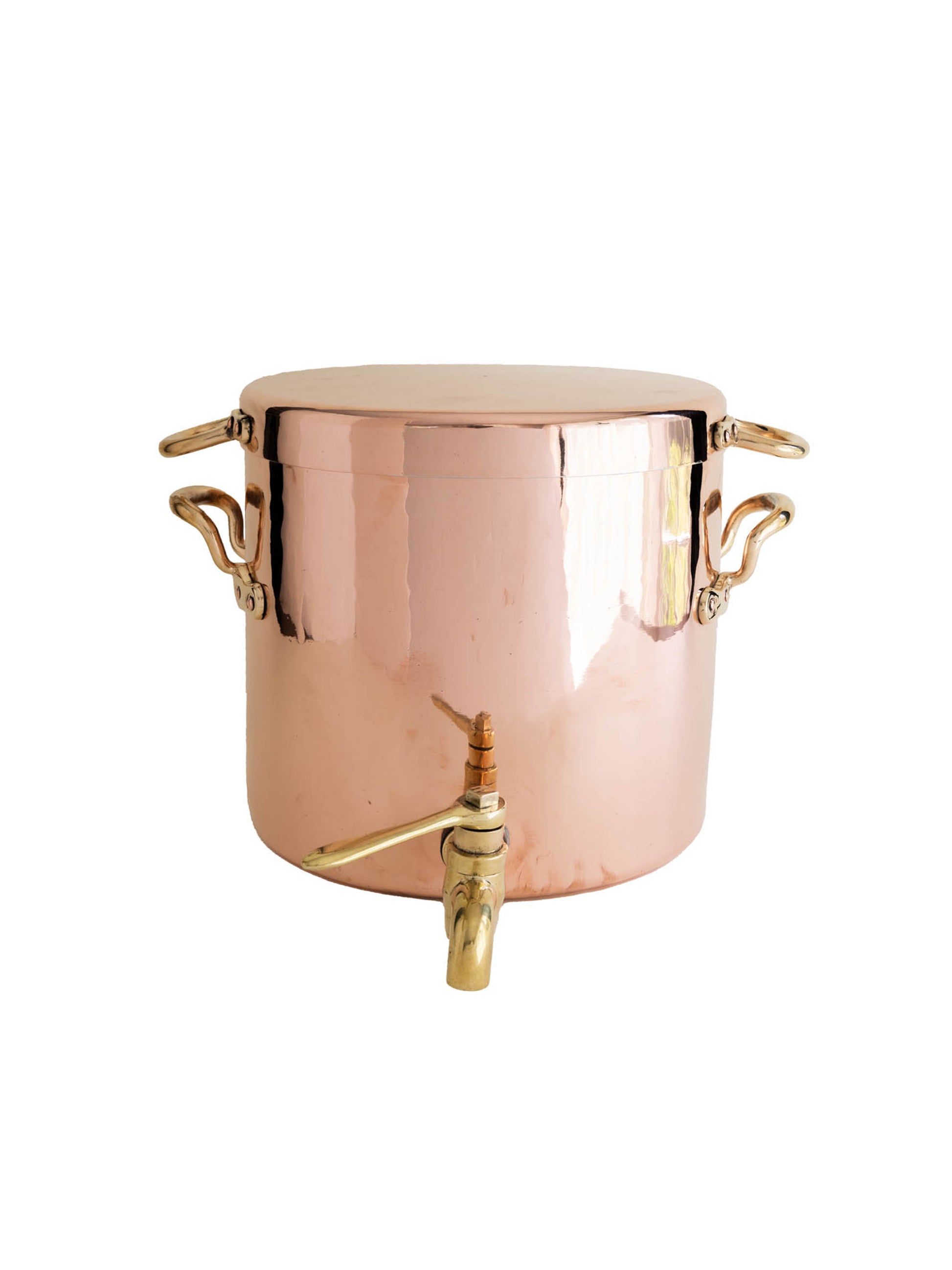 Shop the Vintage 19th Century Graduated Copper Pans on Stand at Weston Table