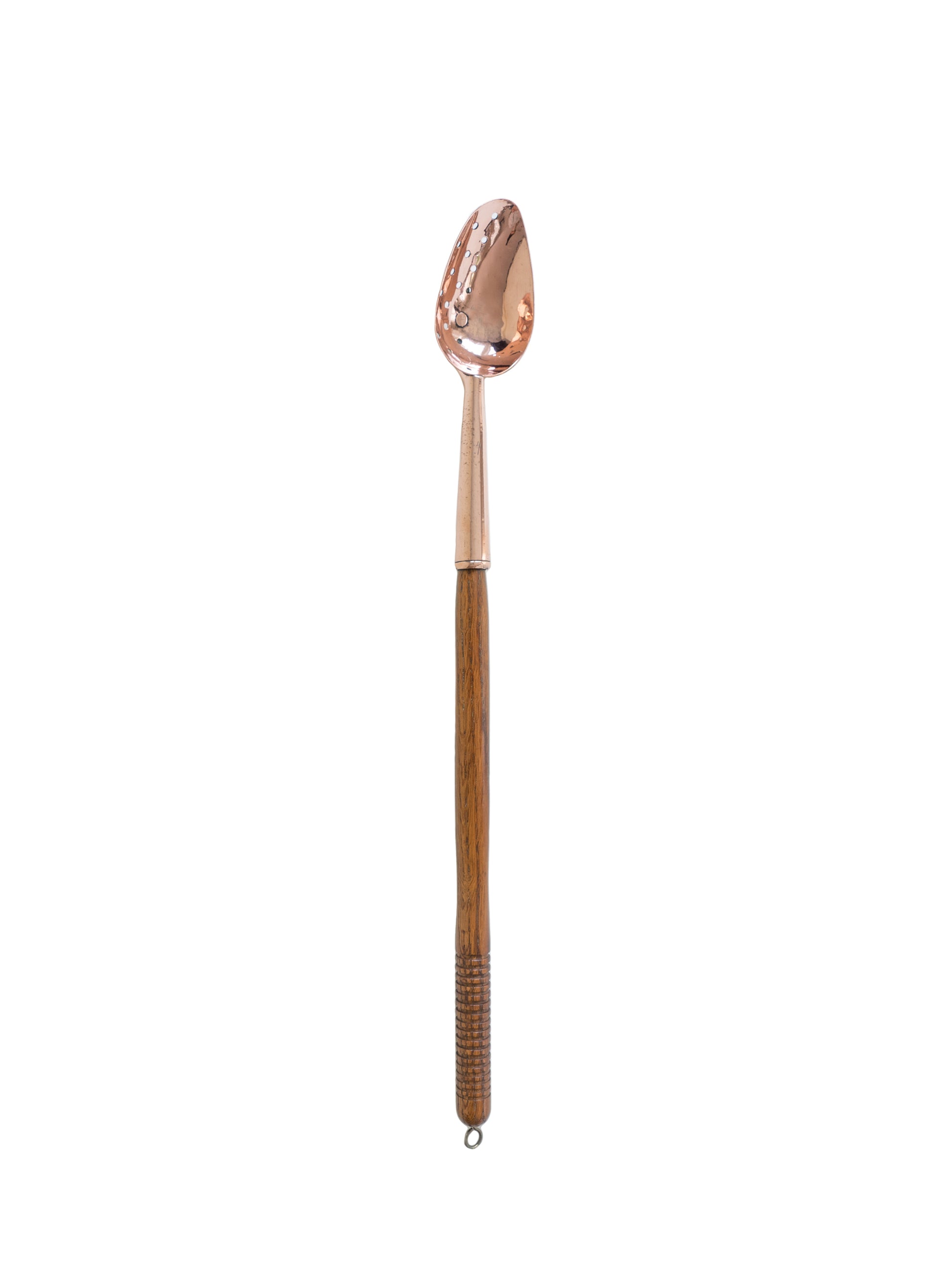 1850s English Copper Straining Spoon Two Weston-Table