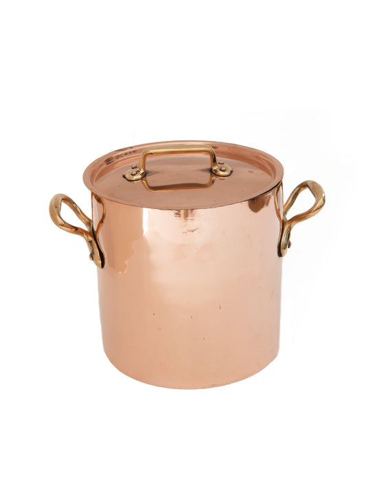 Shop the Vintage 1890s Small French Copper Stockpot at Weston Table