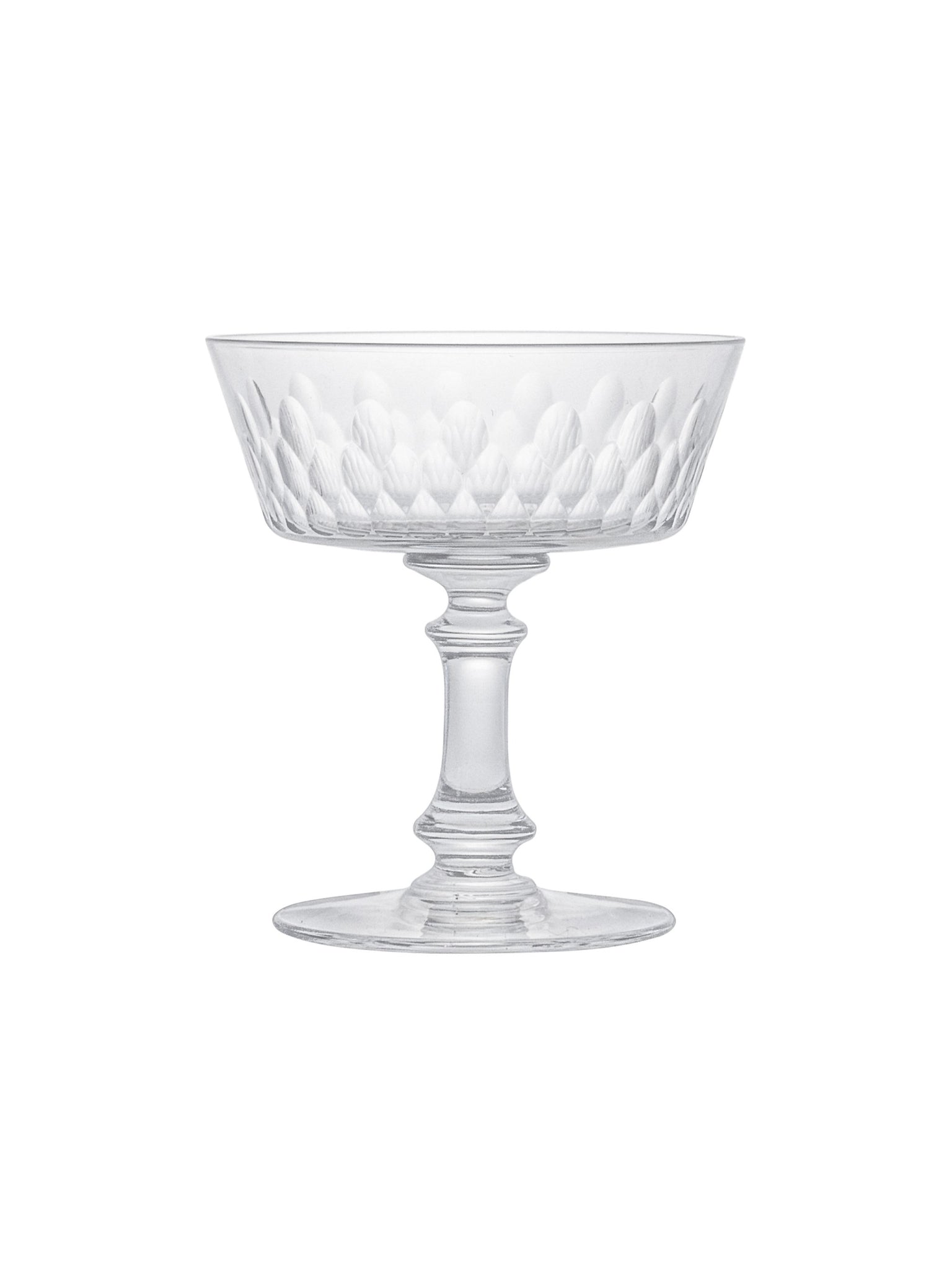 Vintage 1920s Baccarat Richelieu Champagne Glasses Weston Table