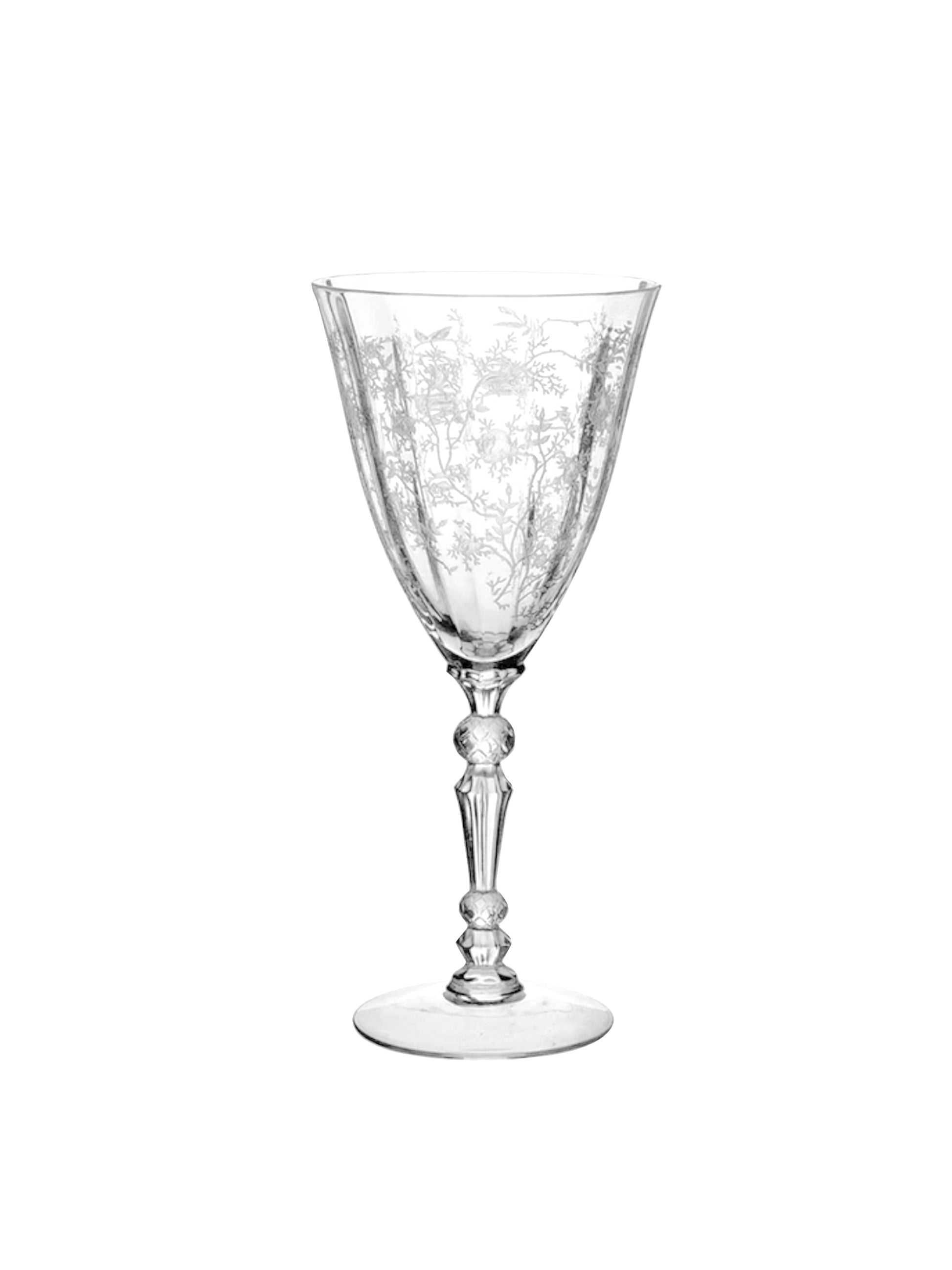 1930s Chintz Wine Glasses Weston Table