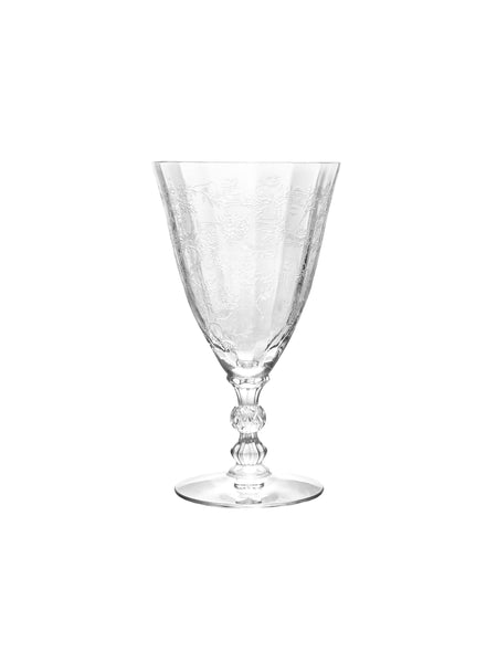 Shop the Vintage 1930s Fostoria Chintz Etched Crystal Wine Glasses at  Weston Table