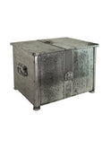 19th Century French Nickel Coal Box Weston Table