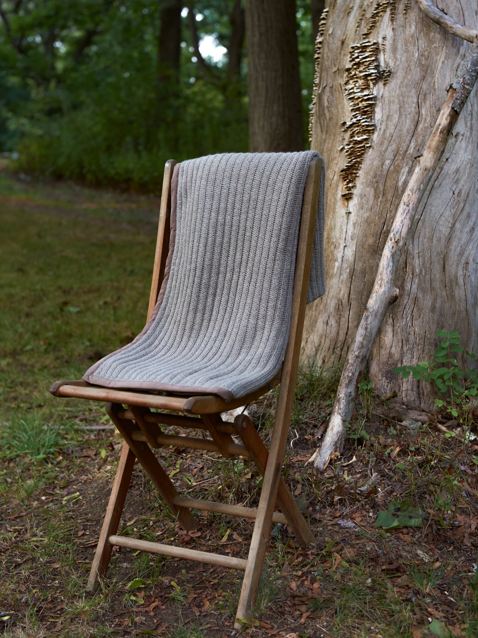 Alicia Adams Alpaca Earth Rib Throw Weston Table