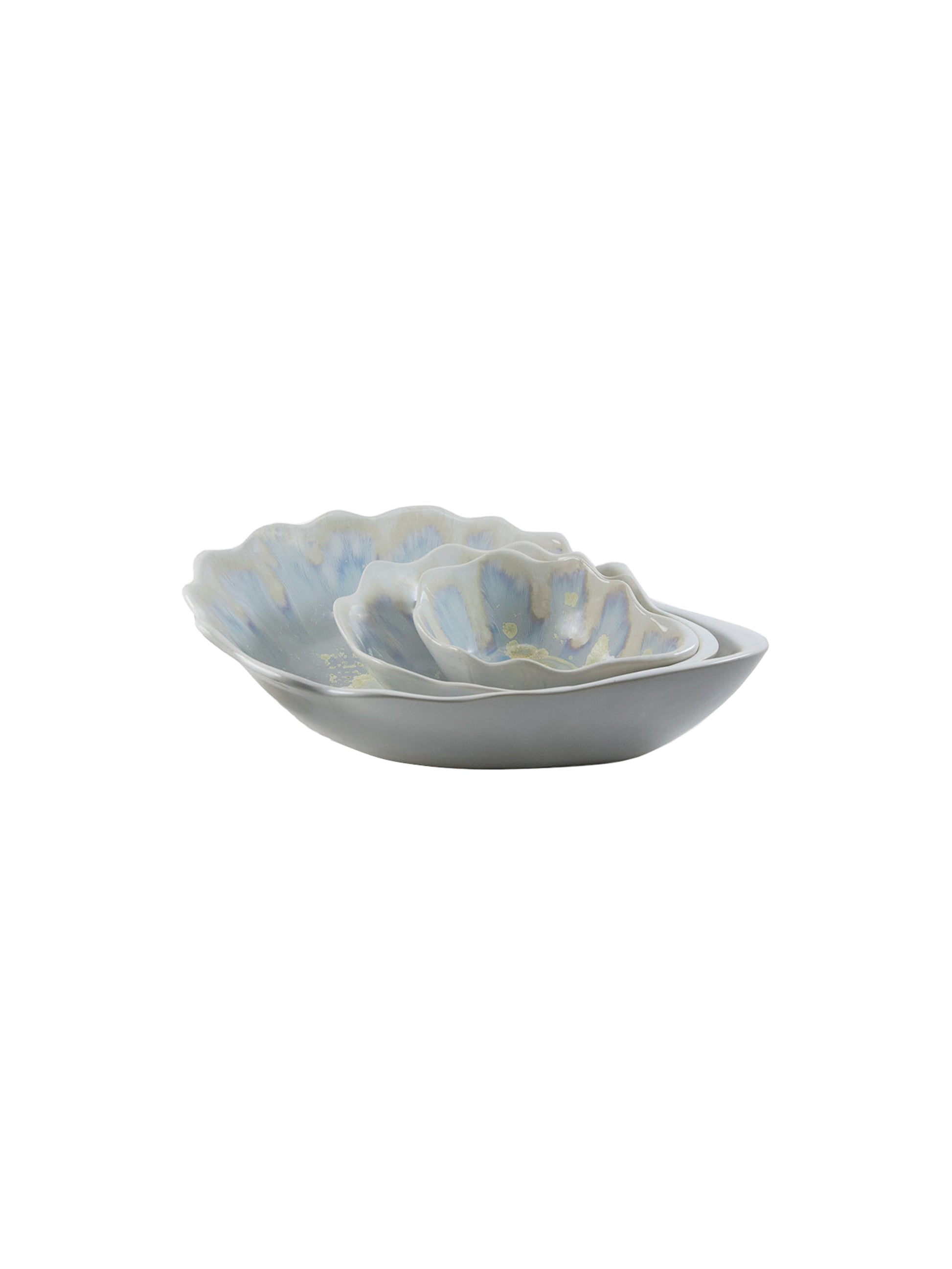 Alison Evans Oyster Series Nesting Bowl Pearl Weston Table