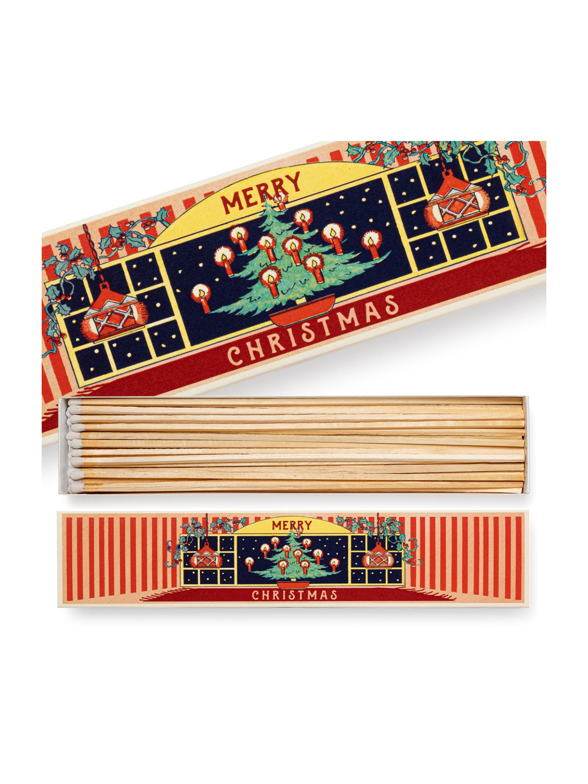 Archivist Gallery Merry Christmas Long Match Boxes Merry Christmas