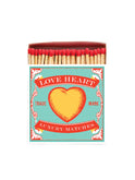 Archivist Gallery Love Heart Match Boxes Weston Table