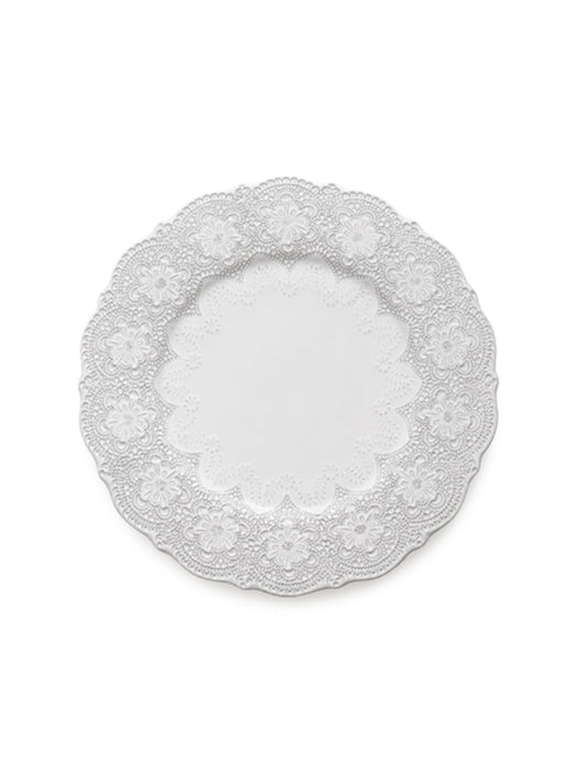 Arte Italica Merletto White Charger Weston Table