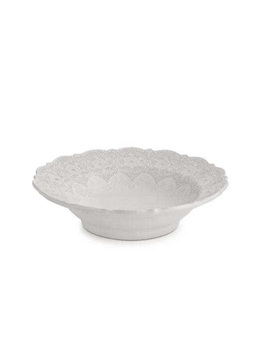 Arte Italica Merletto White Serving Bowl Weston Table