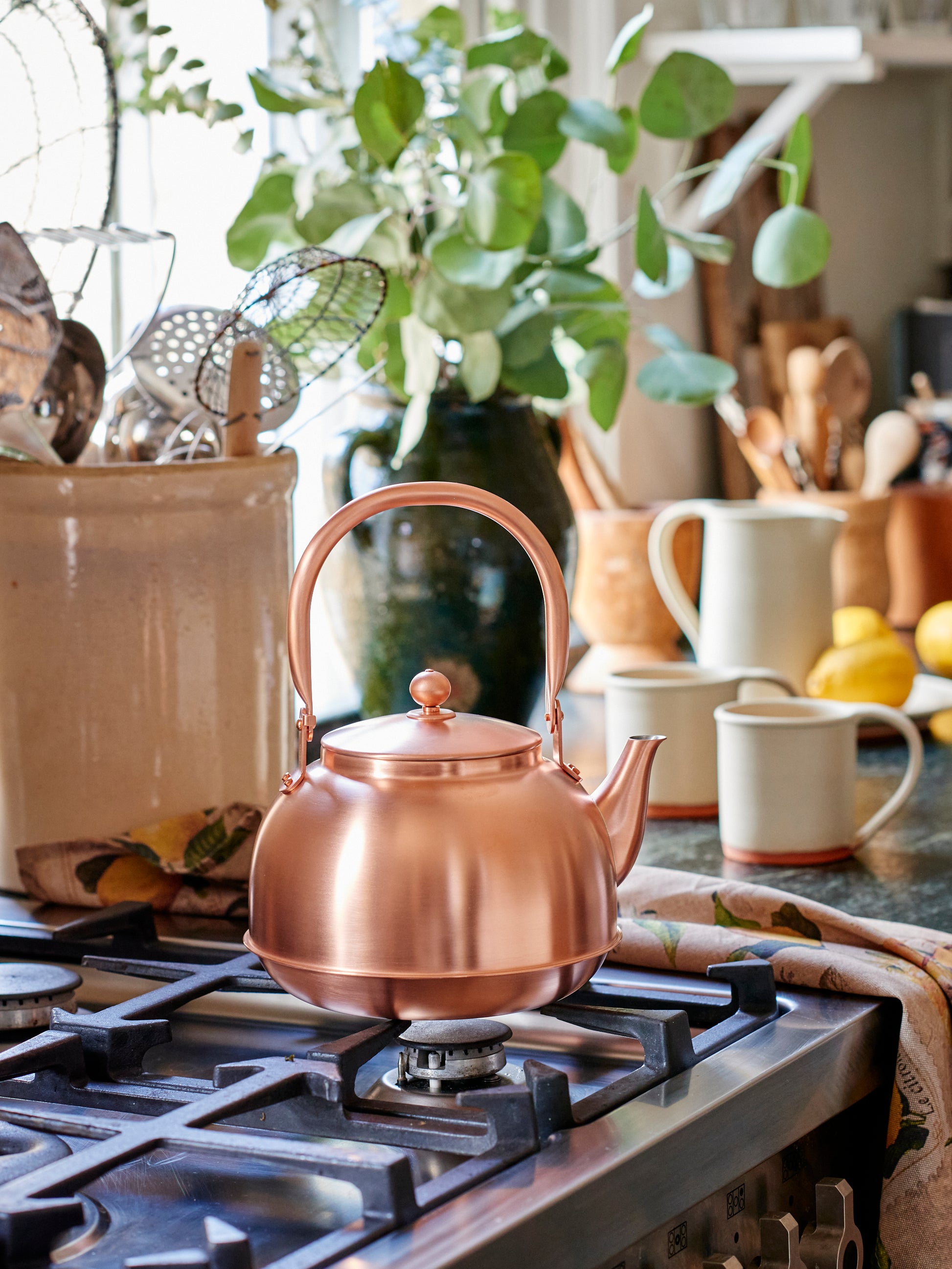 Azmaya Copper Tea Kettle Tea Pots Kettles Weston Table