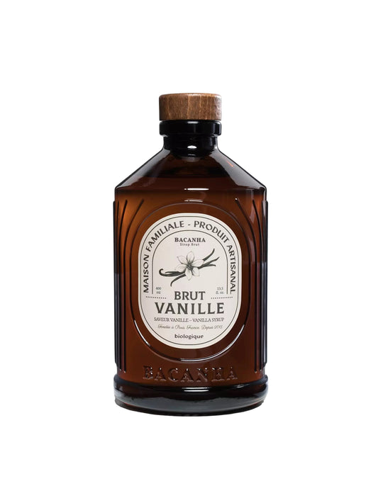 Bacanha Organic Raw Vanilla Syrup Weston Table