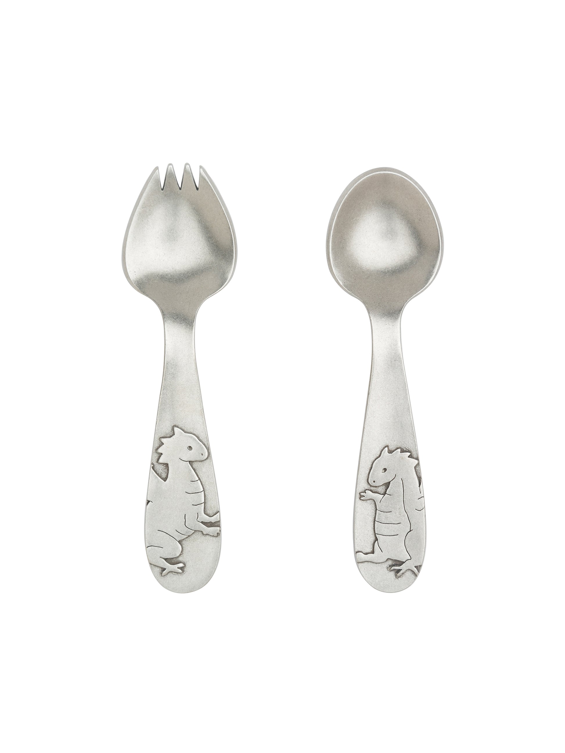 Pair of pewter baby spoons from Metal Morphosis Day Dream Free Ship!