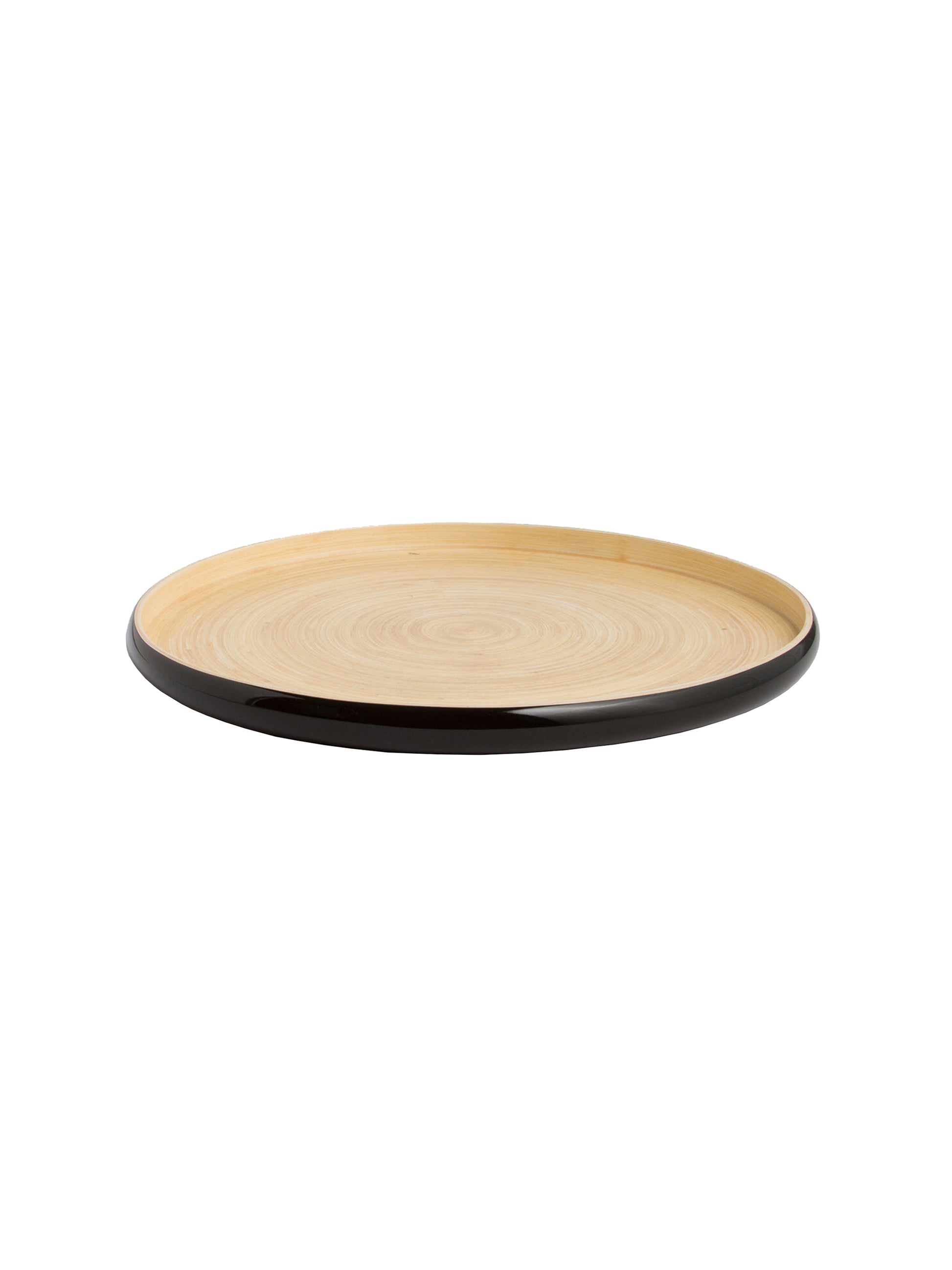 Bibol Bamboo Serving Platter Noir Weston Table