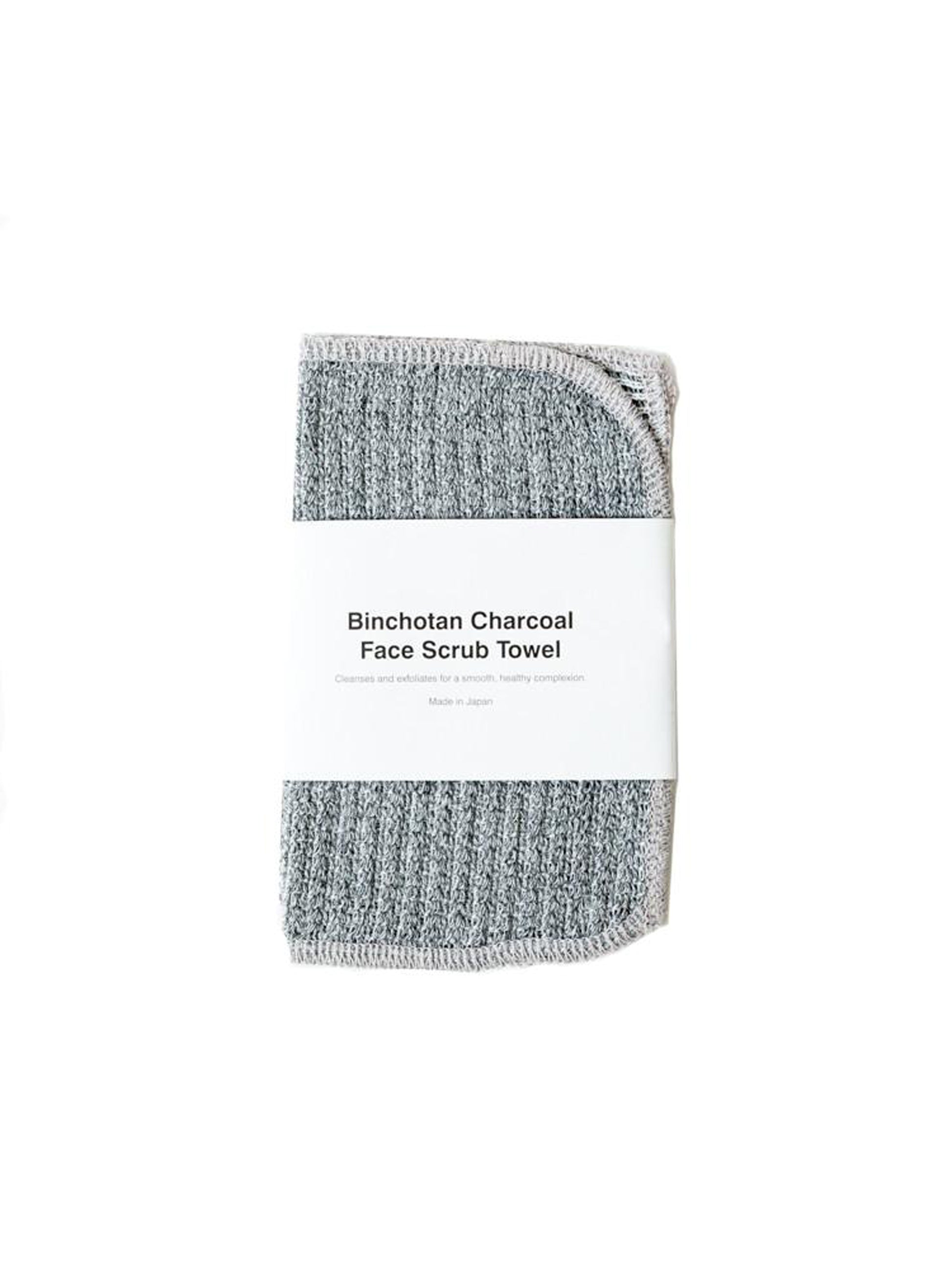 Binchotan Charcoal Face Scrub Towel Weston Table