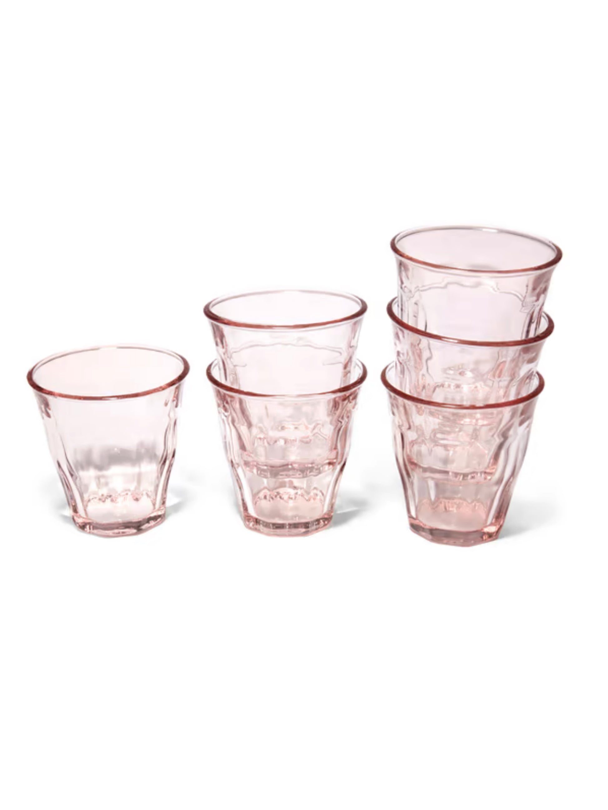 Bistro Glass Set Pink Weston Table