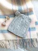 Bear Bamboo Cable Hand Knit Hat Weston Table