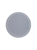 Bodrum Pearls Placemats Bluebell and White Weston Table