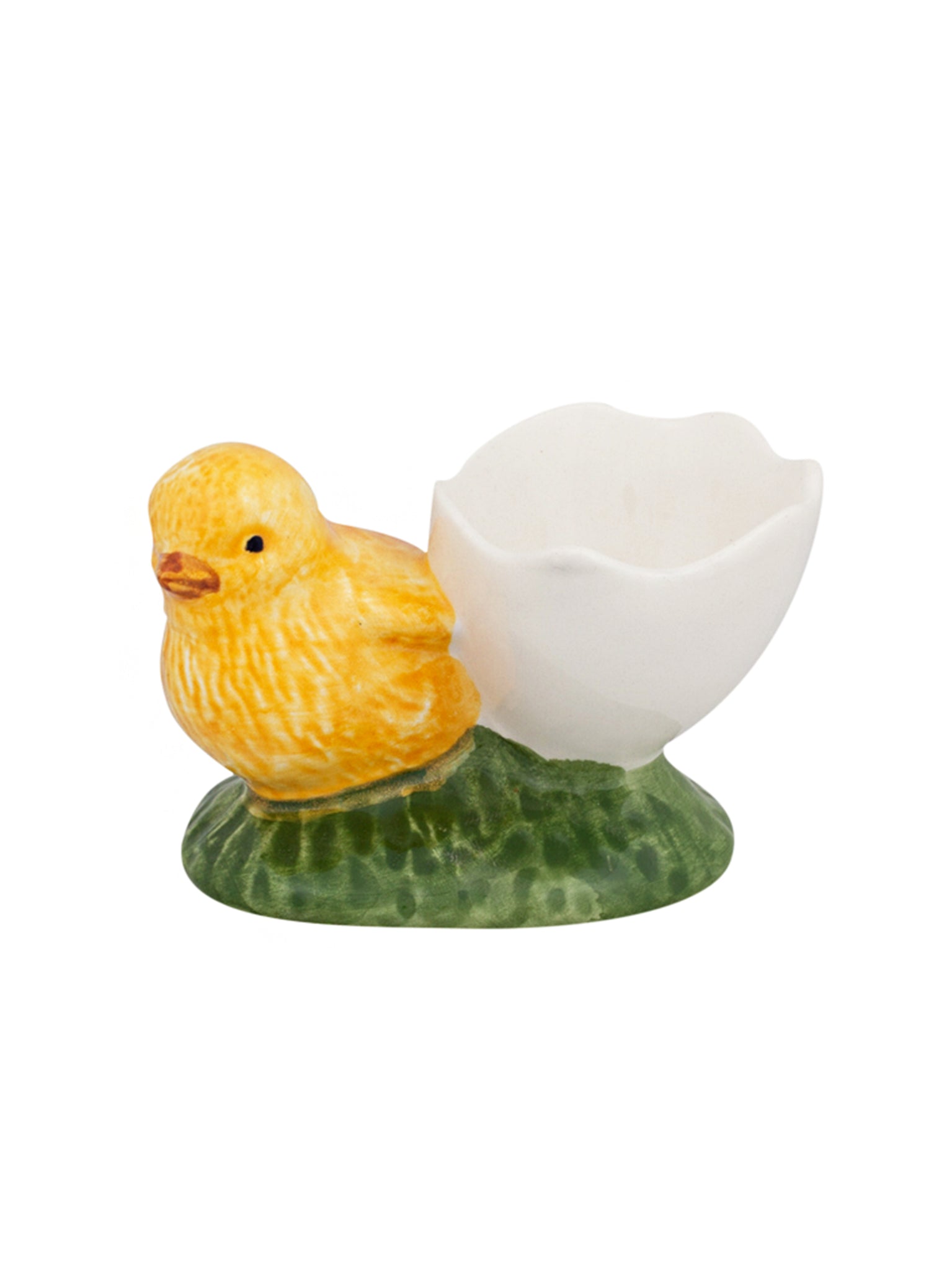 Bordallo Pinheiro Egg Cup Eggshell with Chick Weston Table