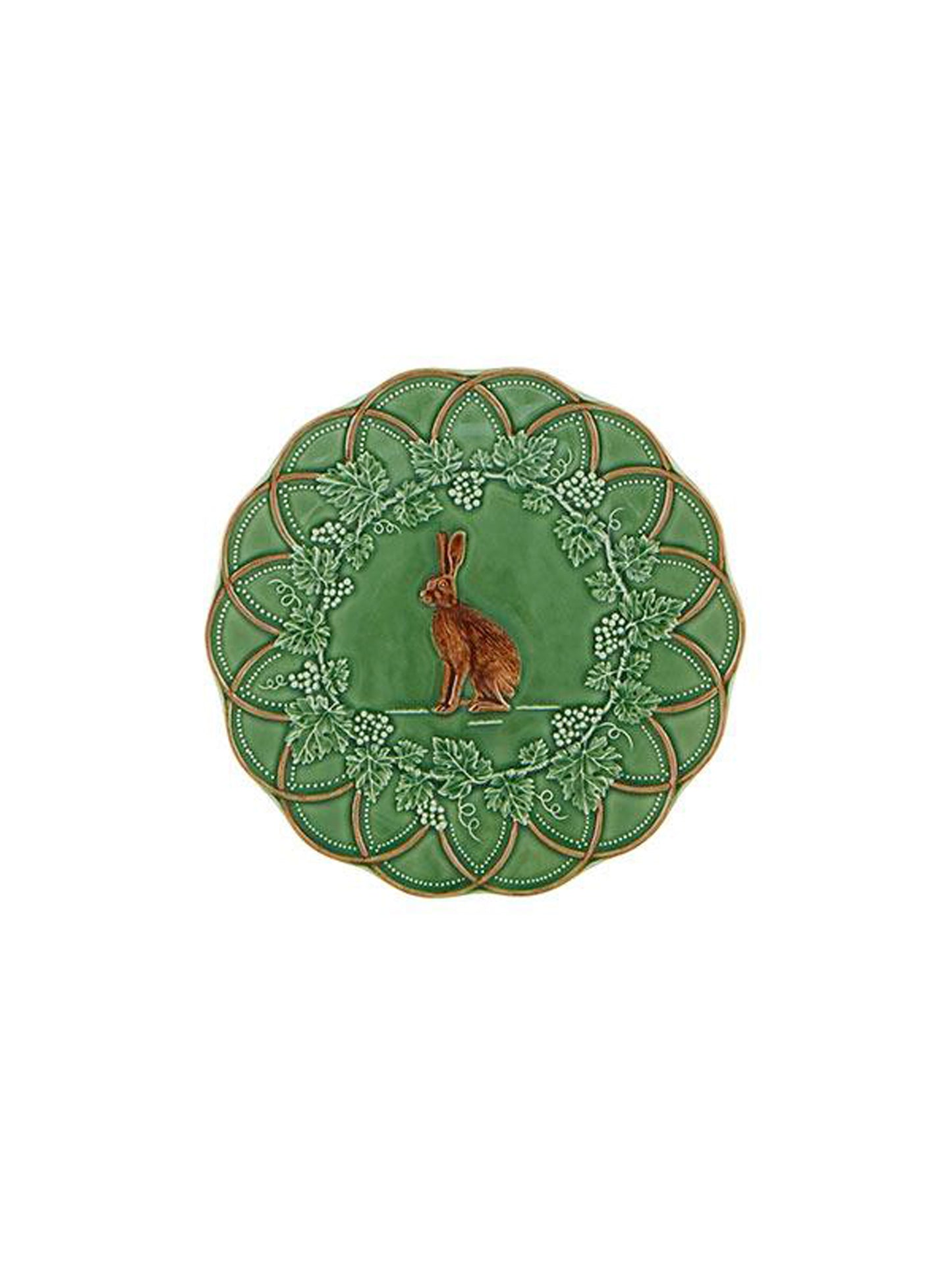 Bordallo Pinheiro Grove Hare Dessert Plate Weston Table