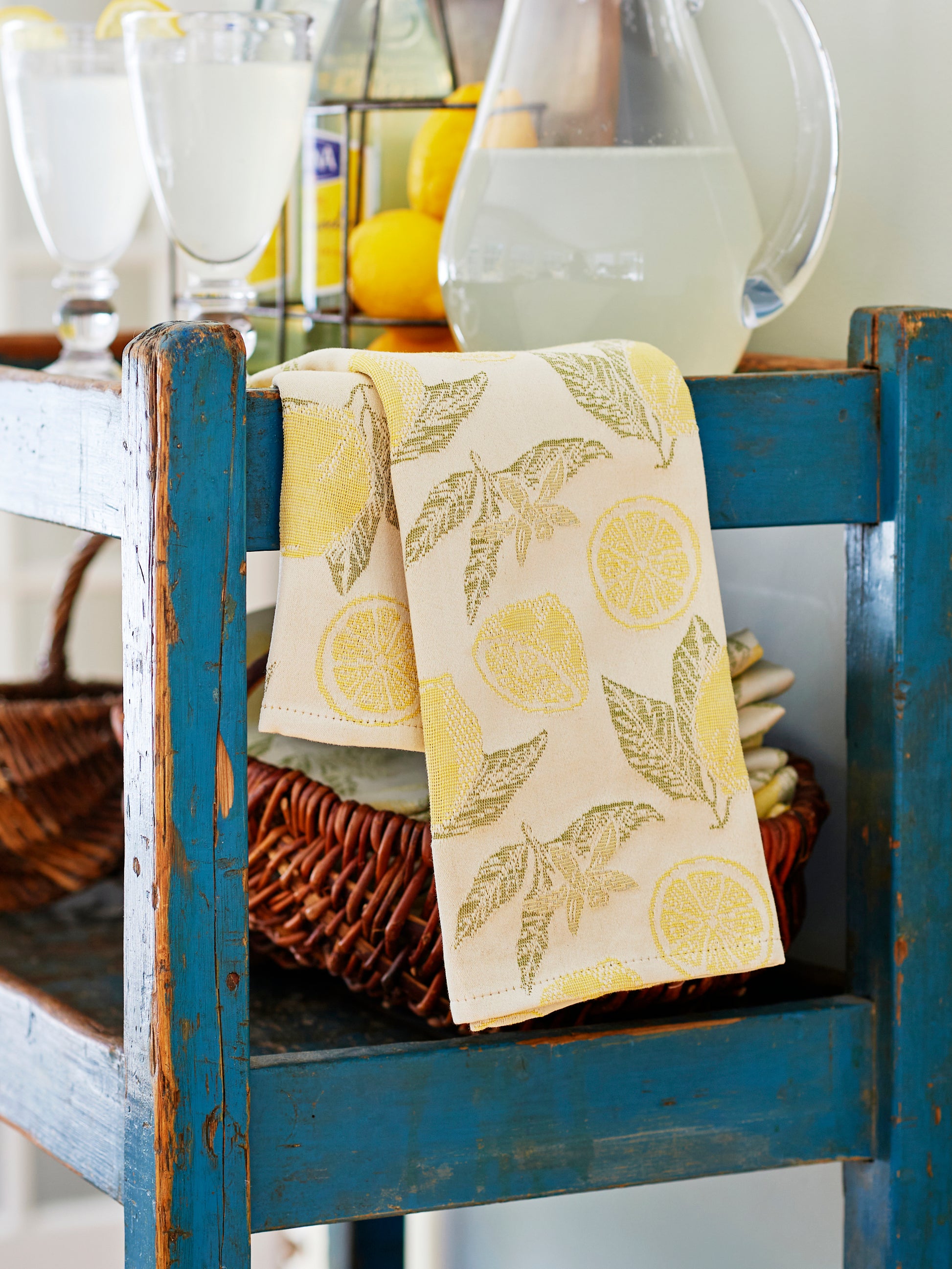 Shop the Busatti Limoncello Yellow Kitchen Towel at Weston Table