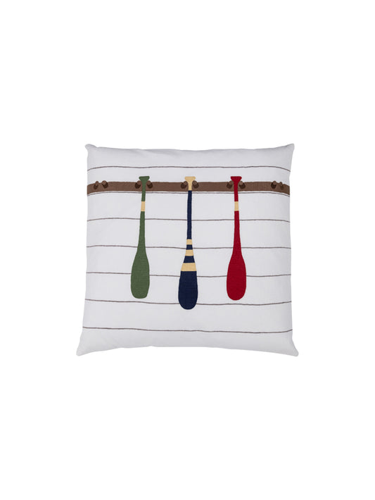 Embroidered Shiplap Paddles Pillow Weston Table