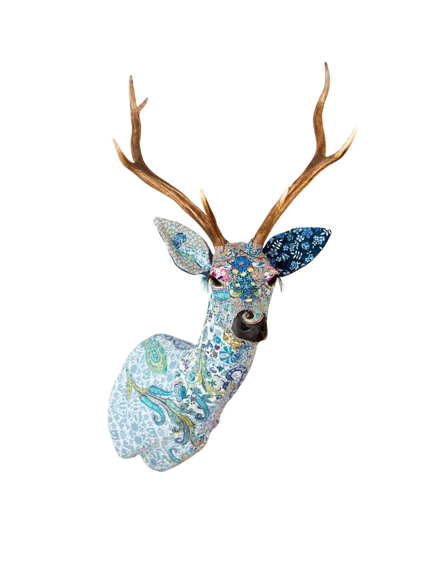 Carola van Dyke Liberty Deer with Antlers Sininen Weston Table