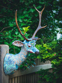 Carola van Dyke Liberty Deer with Antlers Sininen Weston Table