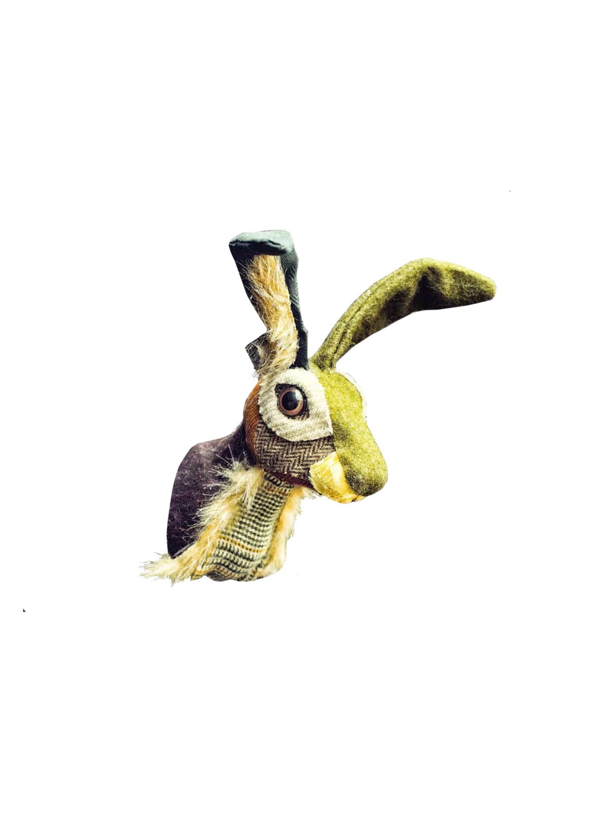 Tarten Rabbit Carola van Dyke Tweed Tartan Textile Rabbit | Fine Art & Wall Hangings ...