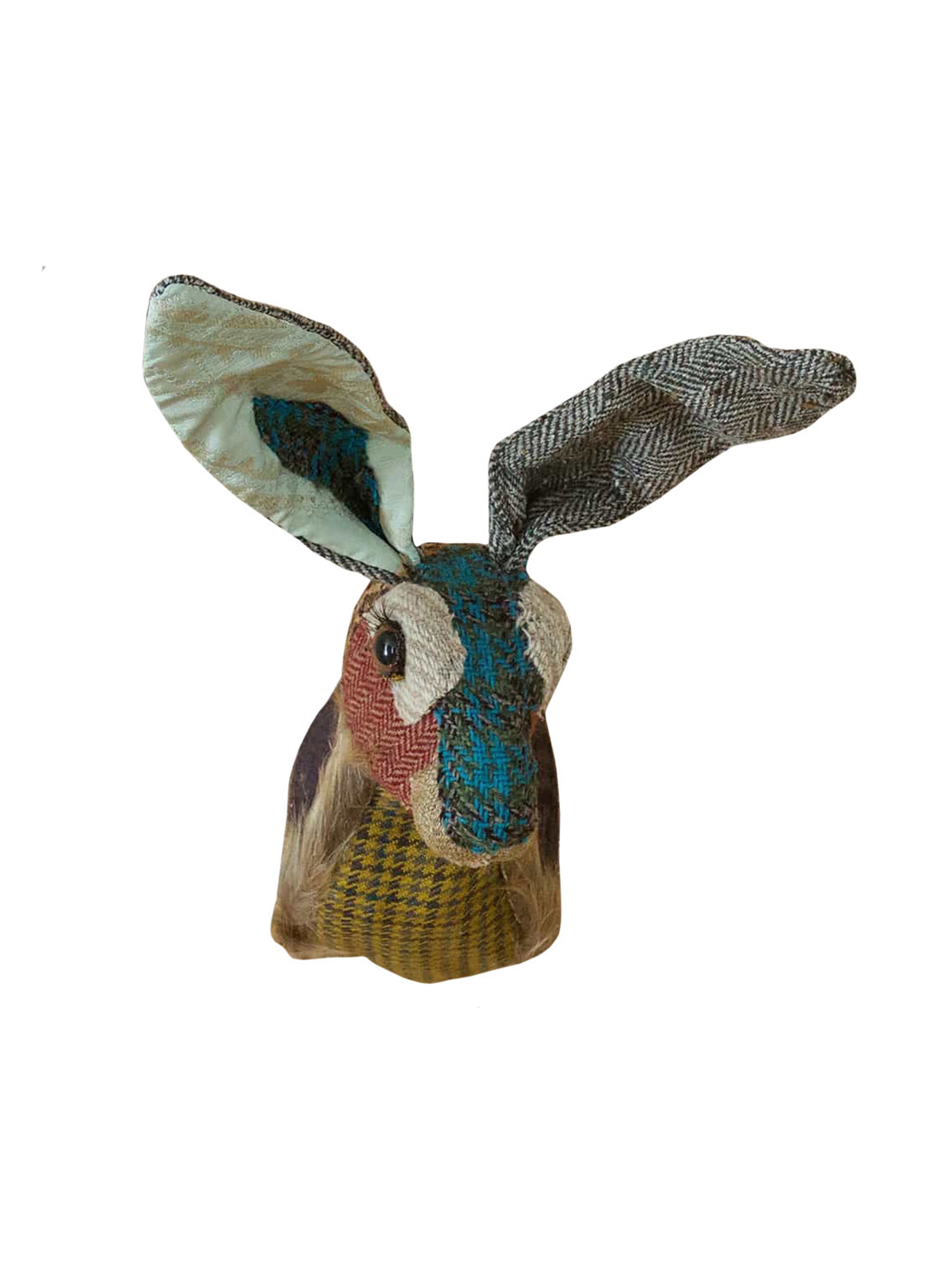 Carola van Dyke Tweed Tartan Textile Rabbit Heironymus Weston Table