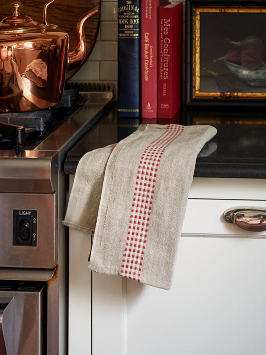 Charvet Editions Vichy Kitchen Towel Weston Table