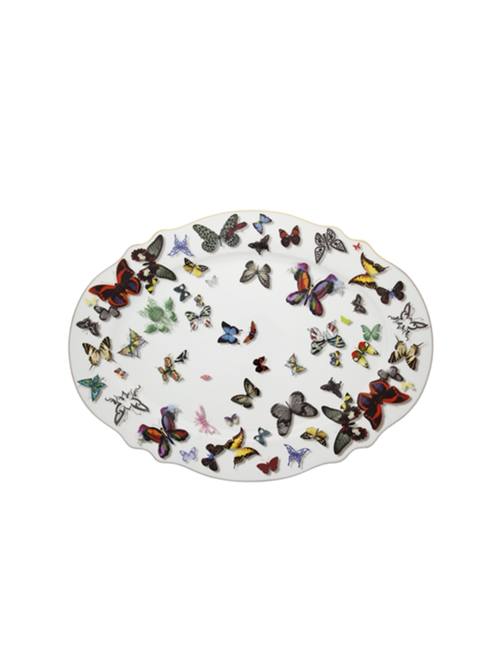 Christian Lacroix Butterfly Parade Large Platter Weston Table 