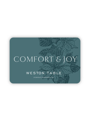  Weston Table Comfort & Joy Gift Card 