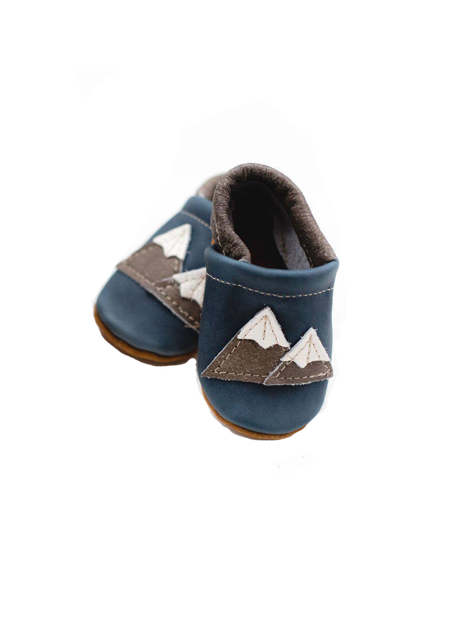 Denim Mountains Leather Baby Shoes Weston Table