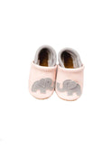 Elephant Leather Baby Shoes Powder Weston Table