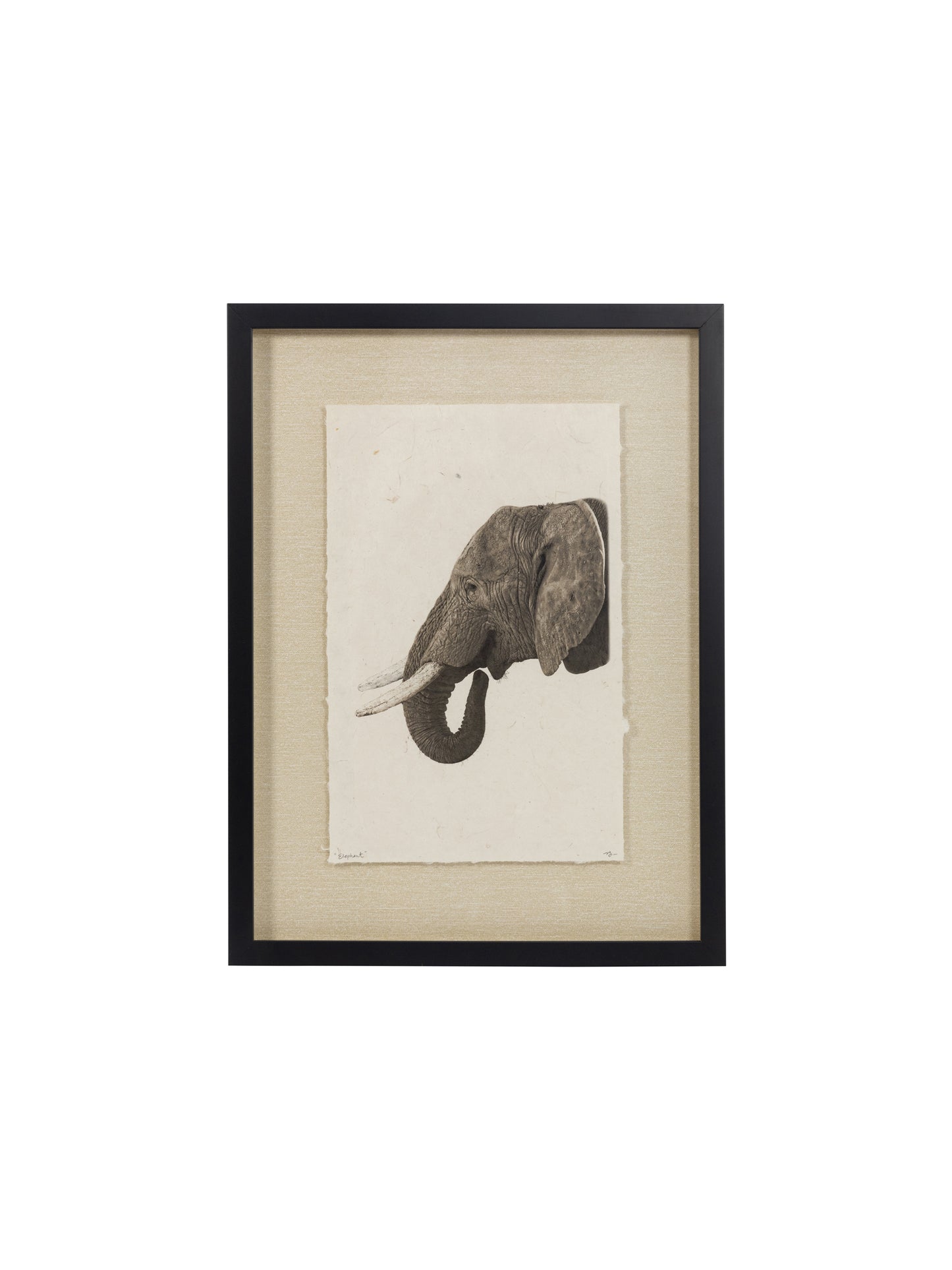 Elephant Wall Art 9 x 14 Weston Table