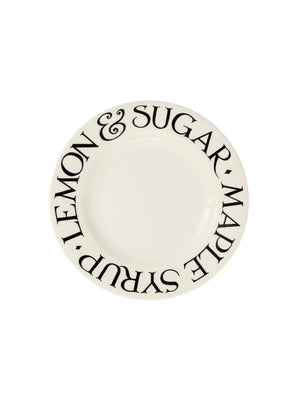  Emma Bridgewater Black Toast Lemon & Sugar 8.5 Inch Plate Weston Table 